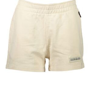 NAPAPIJRI BEIGE WOMEN'S SHORT PANTS
