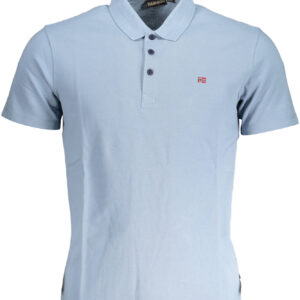 NAPAPIJRI POLO SHORT SLEEVE MAN LIGHT BLUE