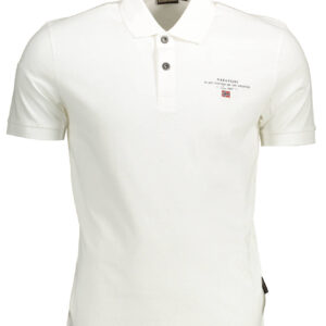 NAPAPIJRI POLO SHORT SLEEVES MEN WHITE