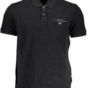 NAPAPIJRI POLO SHORT SLEEVE MEN BLACK