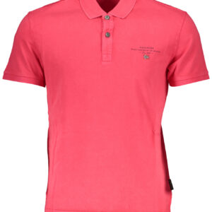 NAPAPIJRI MEN'S SHORT SLEEVED POLO SHIRT PINK
