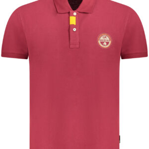 NAPAPIJRI MEN'S SHORT SLEEVE POLO SHIRT RED