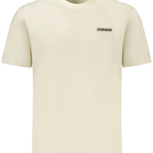 NAPAPIJRI MEN'S SHORT-SLEEVE T-SHIRT, BEIGE