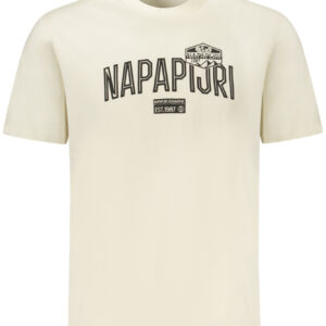 NAPAPIJRI MEN'S SHORT-SLEEVE T-SHIRT, BEIGE