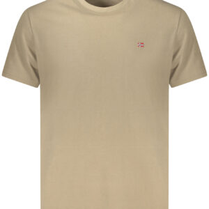 NAPAPIJRI MEN'S SHORT-SLEEVE T-SHIRT, BROWN