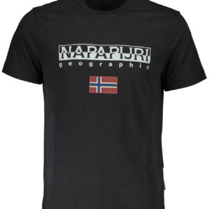NAPAPIJRI T-SHIRT SHORT SLEEVE MAN BLACK