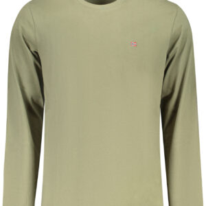 NAPAPIJRI MEN'S LONG-SLEEVED T-SHIRT GREEN