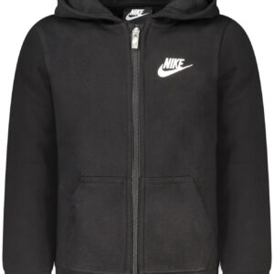 NIKE KIDS' BLACK ZIP-UP SWEATSHIRT