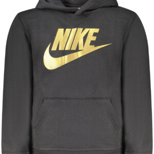 NIKE KIDS' BLACK ZIP-UP SWEATSHIRT