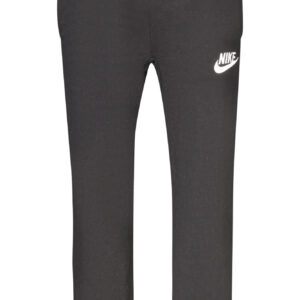 NIKE KIDS' BLACK LONG TRACK PANTS