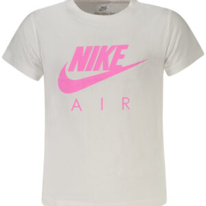 NIKE SHORT-SLEEVED T-SHIRT FOR GIRLS, WHITE
