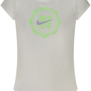 NIKE SHORT-SLEEVED T-SHIRT FOR GIRLS, WHITE