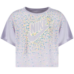 NIKE KIDS' PURPLE SHORT-SLEEVE T-SHIRT
