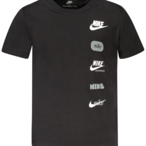 NIKE SHORT-SLEEVED T-SHIRT FOR KIDS, BLACK