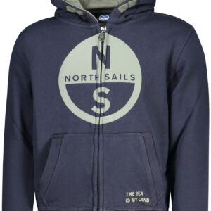 NORTH SAILS CHILDREN'S BLUE ZIP-UP SWEATSHIRT