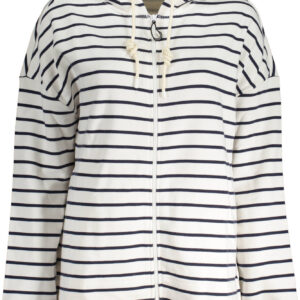 NORTH SAILS WOMEN'S WHITE ZIPPED SWEATSHIRT