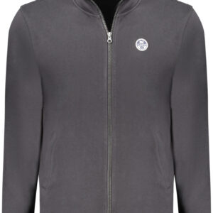 NORTH SAILS MEN'S BLACK ZIP-UP SWEATSHIRT