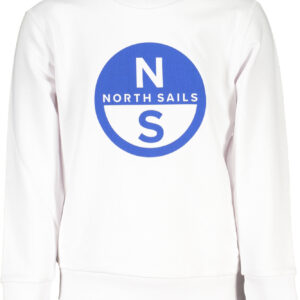 NORTH SAILS WHITE SWEATSHIRT WITHOUT ZIP