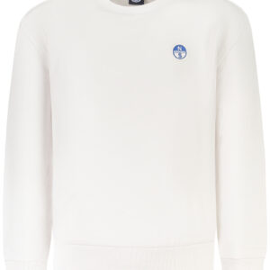 NORTH SAILS CHILDREN'S ZIP-UP SWEATSHIRT WHITE