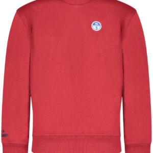 NORTH SAILS CHILDREN'S RED ZIP-UP SWEATSHIRT