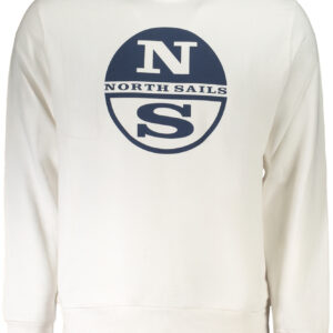 NORTH SAILS MEN'S ZIP-UP SWEATSHIRT WHITE