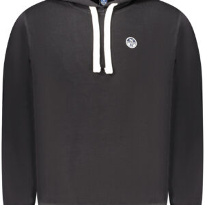 NORTH SAILS MEN'S BLACK ZIP-UP SWEATSHIRT