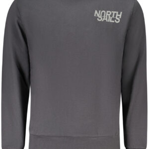 NORTH SAILS MEN'S BLACK ZIP-UP SWEATSHIRT