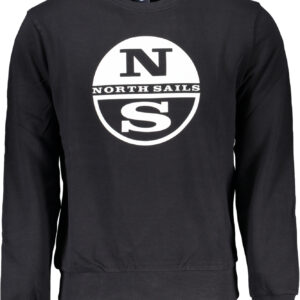 NORTH SAILS MEN'S BLACK ZIPLESS SWEATSHIRT