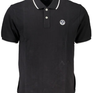 NORTH SAILS MEN'S BLACK SHORT SLEEVED POLO SHIRT