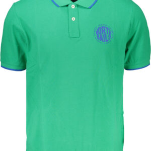 NORTH SAILS GREEN MEN'S SHORT SLEEVED POLO SHIRT