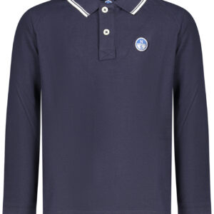 NORTH SAILS KIDS' LONG-SLEEVED POLO SHIRT, BLUE