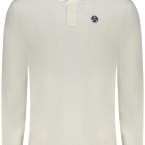 NORTH SAILS MEN'S LONG-SLEEVED POLO SHIRT WHITE