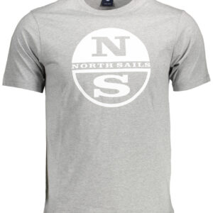 NORTH SAILS MEN'S SHORT SLEEVE T-SHIRT GRAY