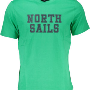 NORTH SAILS GREEN MEN'S SHORT SLEEVED T-SHIRT