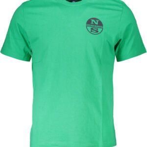 NORTH SAILS GREEN MEN'S SHORT SLEEVED T-SHIRT