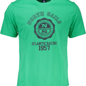 NORTH SAILS GREEN MEN'S SHORT SLEEVED T-SHIRT
