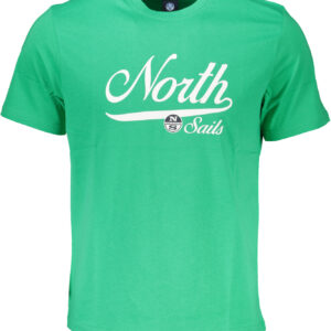 NORTH SAILS GREEN MEN'S SHORT SLEEVED T-SHIRT