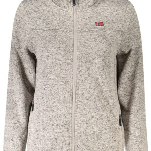 NORWAY 1963 WOMEN'S BEIGE ZIP-UP SWEATSHIRT