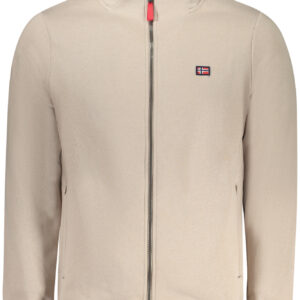 NORWAY 1963 MEN'S BEIGE ZIP-UP SWEATSHIRT