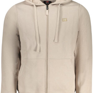 NORWAY 1963 MEN'S BEIGE ZIP-UP SWEATSHIRT