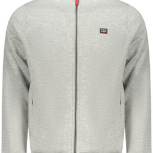 NORWAY 1963 MEN'S GRAY ZIP-UP SWEATSHIRT