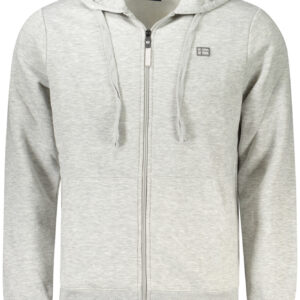 NORWAY 1963 MEN'S GRAY ZIP-UP SWEATSHIRT