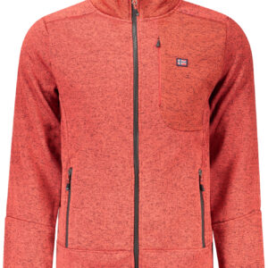 NORWAY 1963 MEN'S RED ZIP-UP SWEATSHIRT