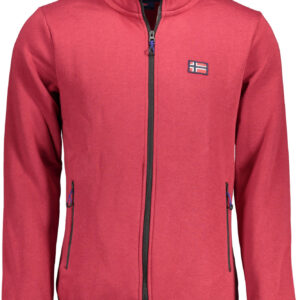 NORWAY 1963 RED MEN'S ZIP-UP SWEATSHIRT