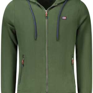 NORWAY 1963 MEN'S GREEN ZIP-UP SWEATSHIRT
