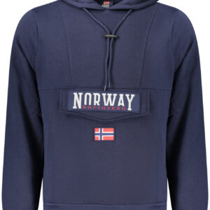 NORWAY 1963 MEN'S BLUE ZIP-UP SWEATSHIRT