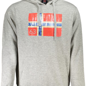 NORWAY 1963 MEN'S ZIP-UP SWEATSHIRT GREY