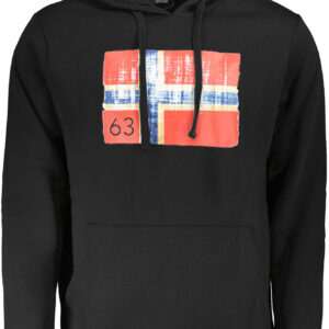 NORWAY 1963 BLACK MEN'S ZIP-UP SWEATSHIRT