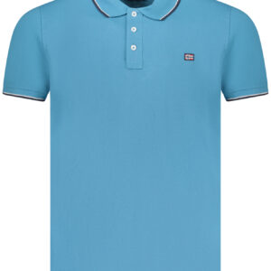 NORWAY 1963 MEN'S SHORT SLEEVE POLO SHIRT BLUE