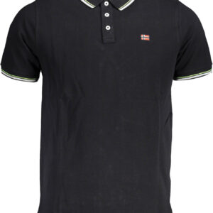 NORWAY 1963 MEN'S SHORT SLEEVE POLO BLACK